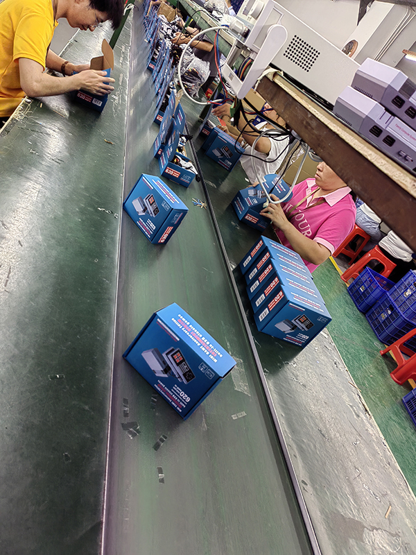 Game console assembly line