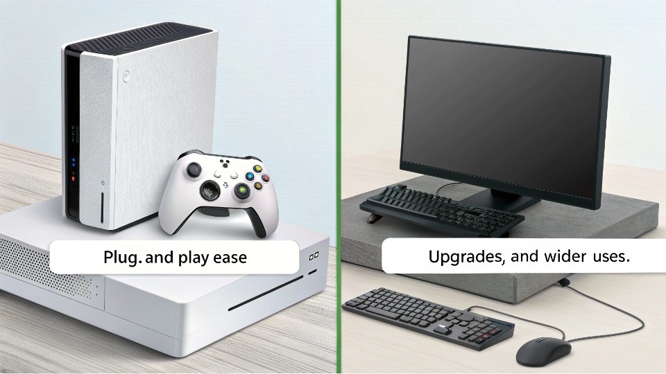 alt PC vs gaming console comparison