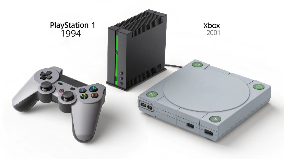 Xbox vs PS1 timeline
