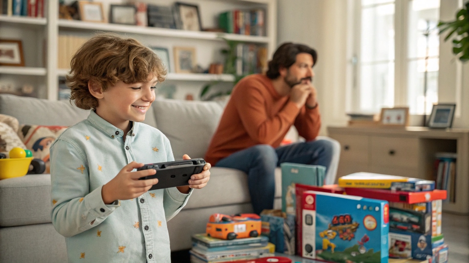 Is it bad to give your child a game console as a gift?