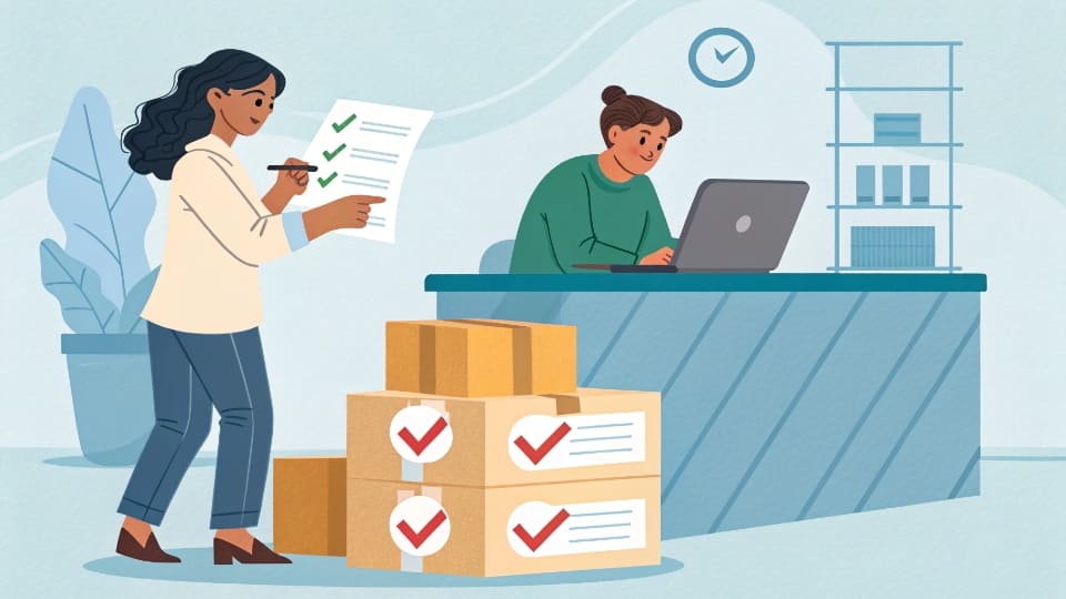 Supplier verification checklist