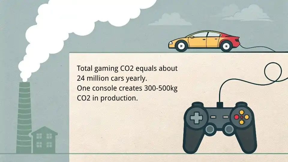 gaming carbon emissions