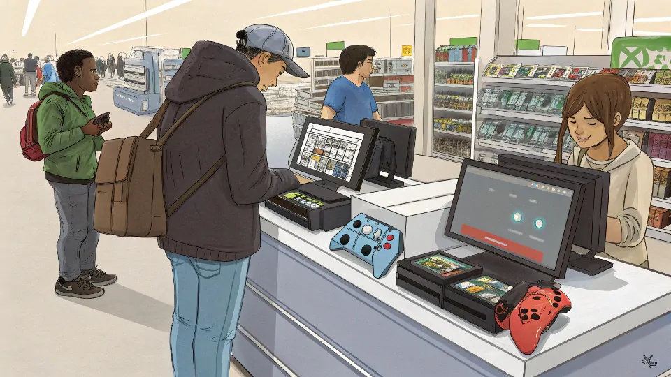 Checkout counter placement