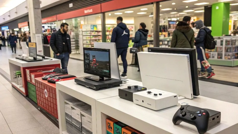 Game console display