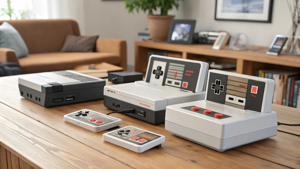 retro gaming consoles